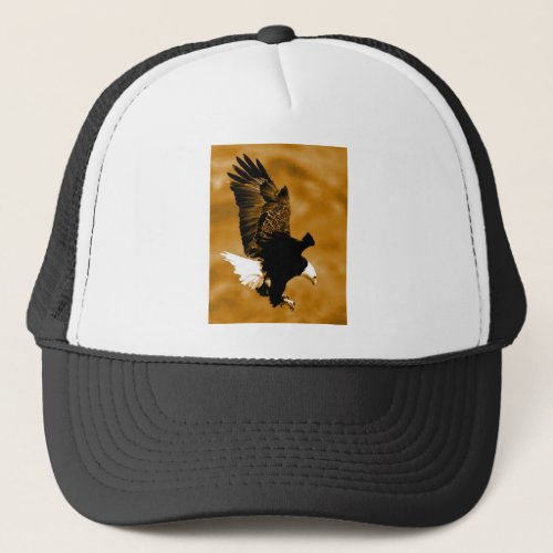 Bald American Eagle Trucker Hat