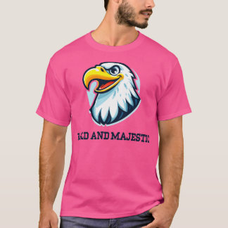 Bald and Majestic Eagle illustration T-Shirt