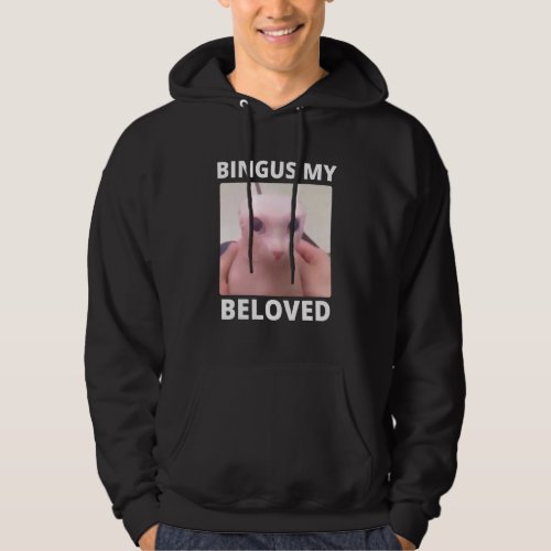 Bald Bingus My Beloved Hairless Sphinx Cat Hoodie