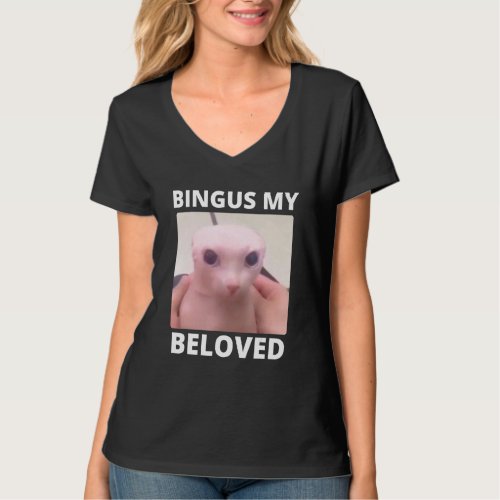 Bald Bingus My Beloved Hairless Sphinx Cat T_Shirt