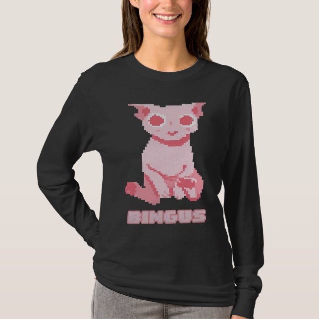 Bald Bingus My Beloved Hairless Sphinx Cat T-Shirt (Front)