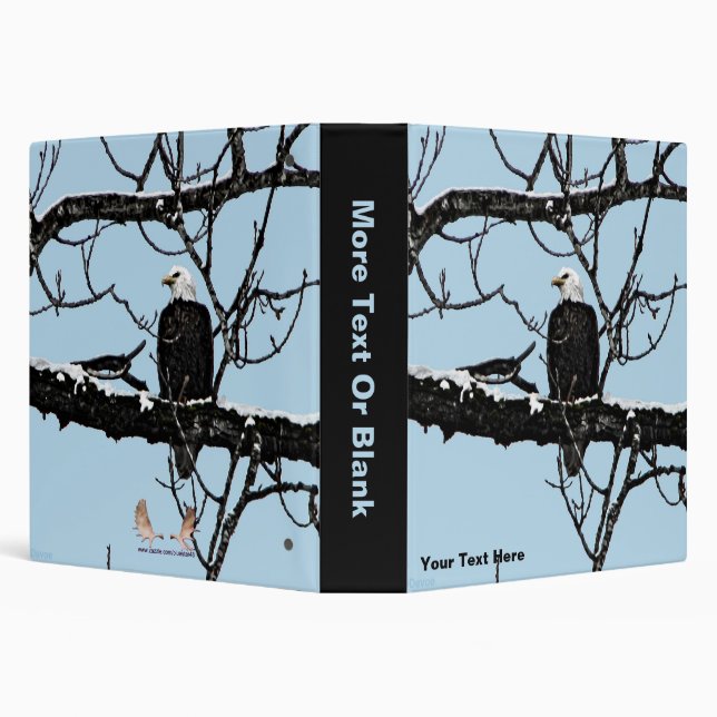 Bald Eagle 3 Ring Binder (Background)