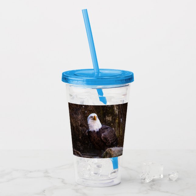 Bald Eagle Acrylic Tumbler (Front Ice)