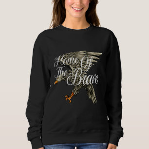 Bald Eagle American Falcon For Brave Scout Boys G Sweatshirt