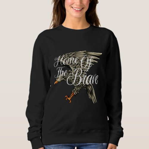 Bald Eagle  American Falcon For Brave Scout Boys G Sweatshirt