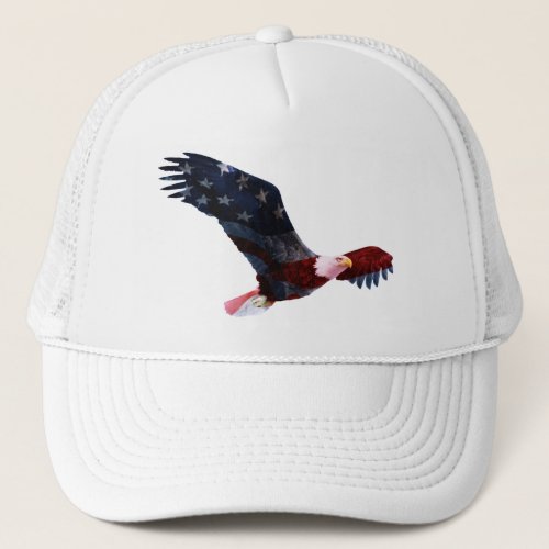 Bald Eagle American Flag Cap