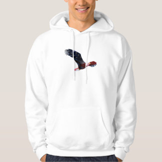 Bald Eagle American Flag Hoodie