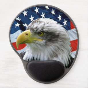 Bald Eagle American Flag Mousepad