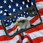 Bald Eagle American Flag OtterBox Commuter iPhone 11 Case<br><div class="desc">Celebrate the USA and those that protect it's freedom with this Patriotic OtterBox iPhone 11 Case decorated with a beautiful Bald Eagle posed in front of the American Flag</div>