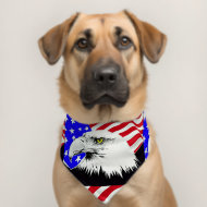 Bald Eagle American Flag Red White & Blue