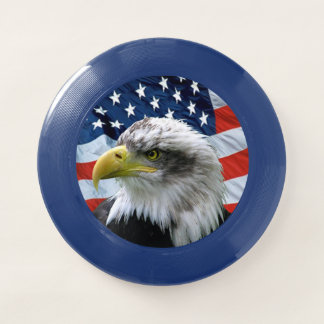 Bald Eagle American Flag Wham-O Frisbee