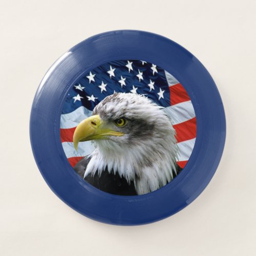 Bald Eagle American Flag Wham_O Frisbee