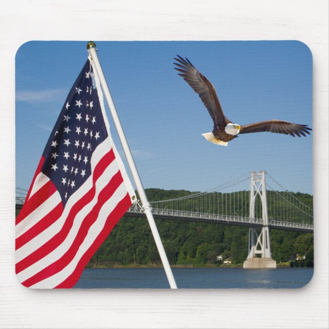Bald Eagle (American Pride) Mouse Pad (Front)