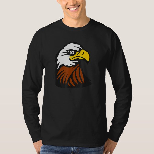Bald Eagle American Usa Patriotic T-Shirt (Front)