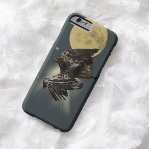 Bald Eagle and Full Moon Artwork Barely There iPhone 6 Case