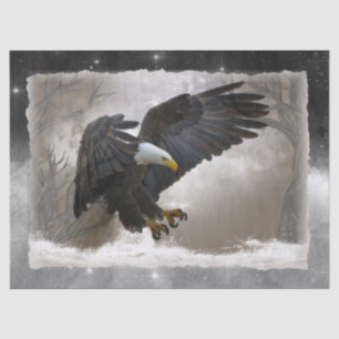 Bald Eagle Artwork Decoupage Tissue Paper