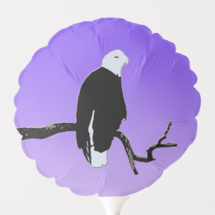 Bald Eagle at Sunset - Original Wildlife Art Balloon