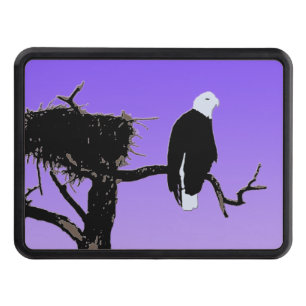 Bald Eagle at Sunset  - Original Wildlife Art Hitch Cover