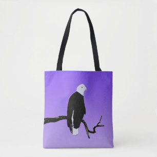 Bald Eagle at Sunset  - Original Wildlife Art Tote Bag