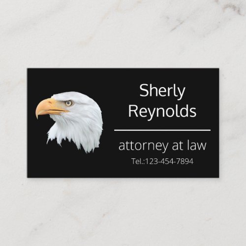 Bald Eagle awesome customizable Business Card
