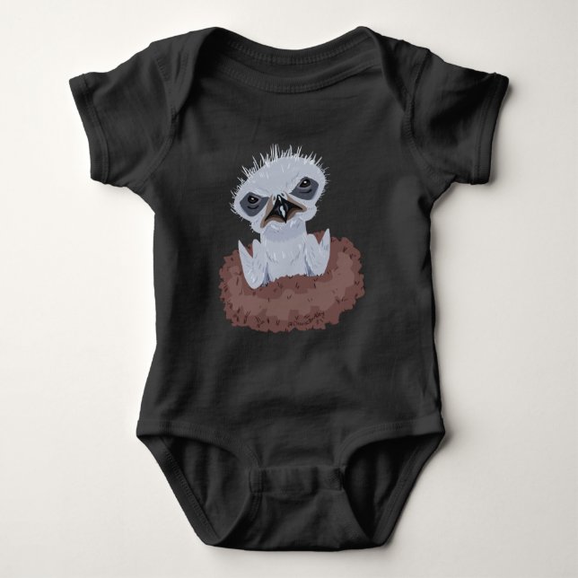 Bald Eagle Baby Bodysuit (Front)