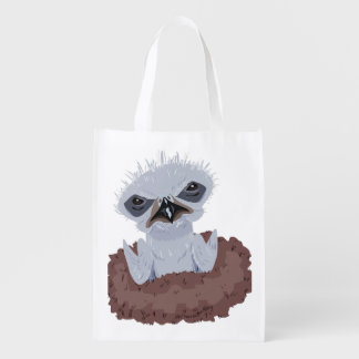 Bald Eagle Baby Grocery Bag