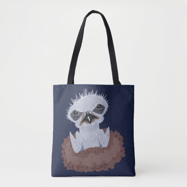 Bald Eagle Baby Tote Bag (Front)
