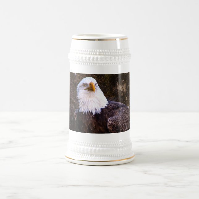 Bald Eagle Beer Stein (Center)