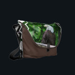 Bald Eagle Bird Messenger Bag<br><div class="desc">Bald eagle bird sitting on a branch.</div>