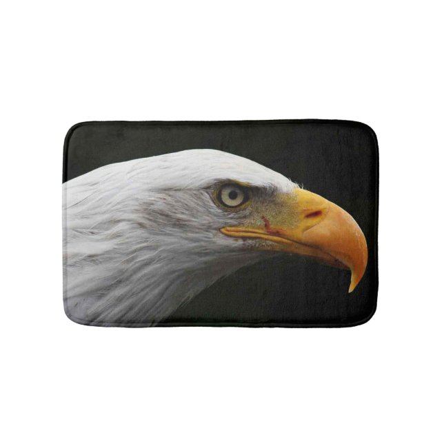 Bald Eagle bma Bath Mat (Front)