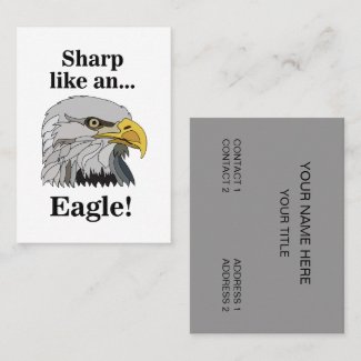 Bald Eagle Business Card