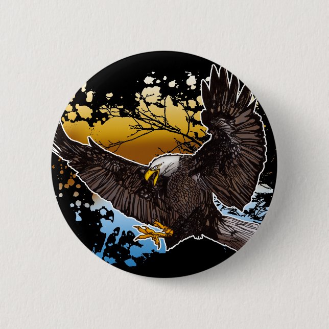Bald Eagle Button (Front)