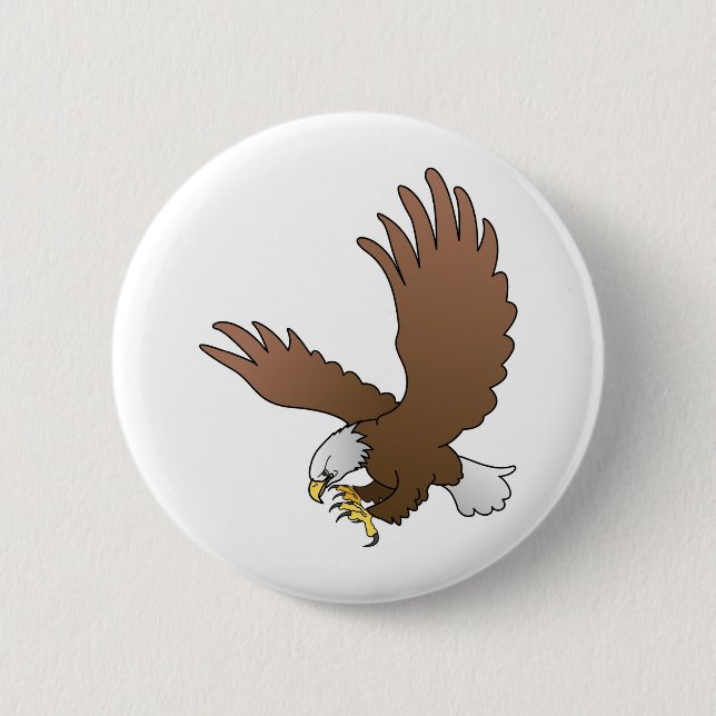 bald eagle button (Front)