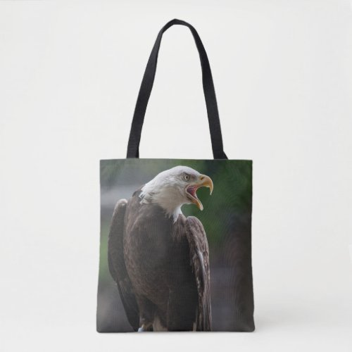 Bald Eagle Calling Tote Bag