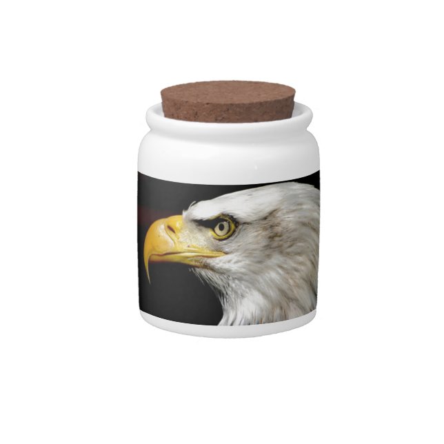 Bald Eagle Candy Jar (Front)
