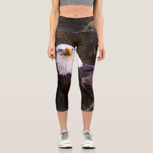 Bald Eagle Capri Leggings