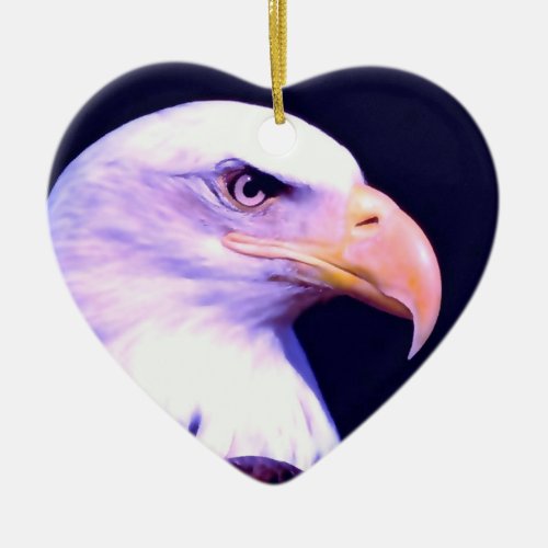 Bald Eagle Ceramic Ornament