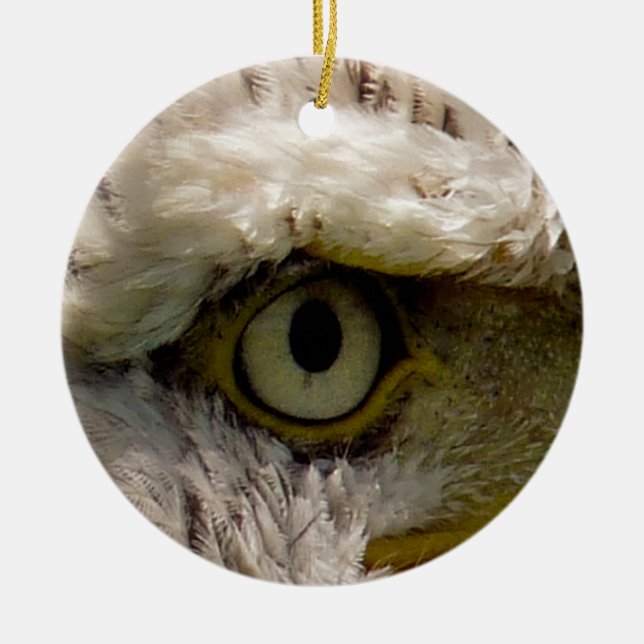 BALD EAGLE CERAMIC ORNAMENT (Front)