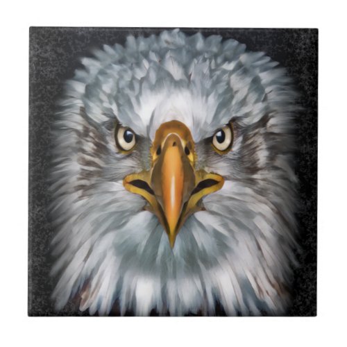 Bald Eagle Ceramic Tile