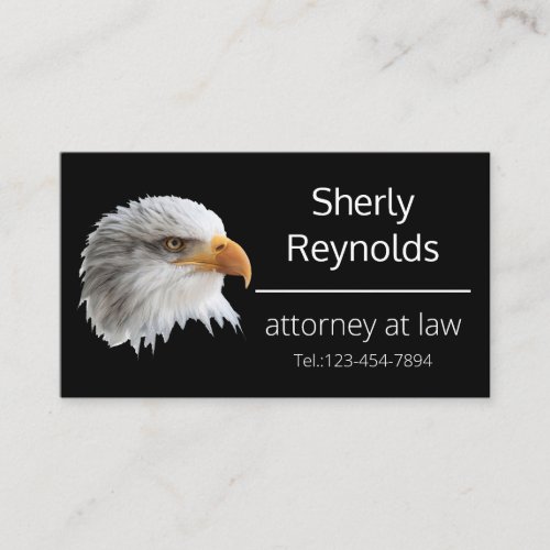Bald Eagle charming customizable Business Card