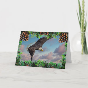 Bald Eagle Christmas Card