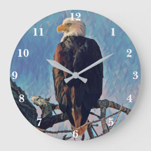 Bald Eagle Clock