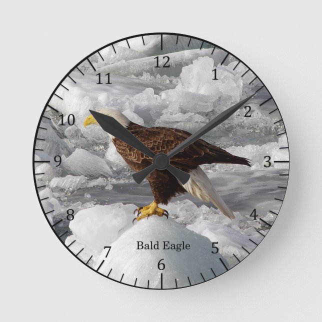 Bald Eagle clock (Front)