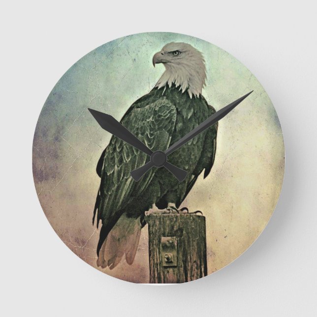 bald eagle clock (Front)