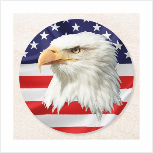 Bald Eagle coaster and other patriotic gifts