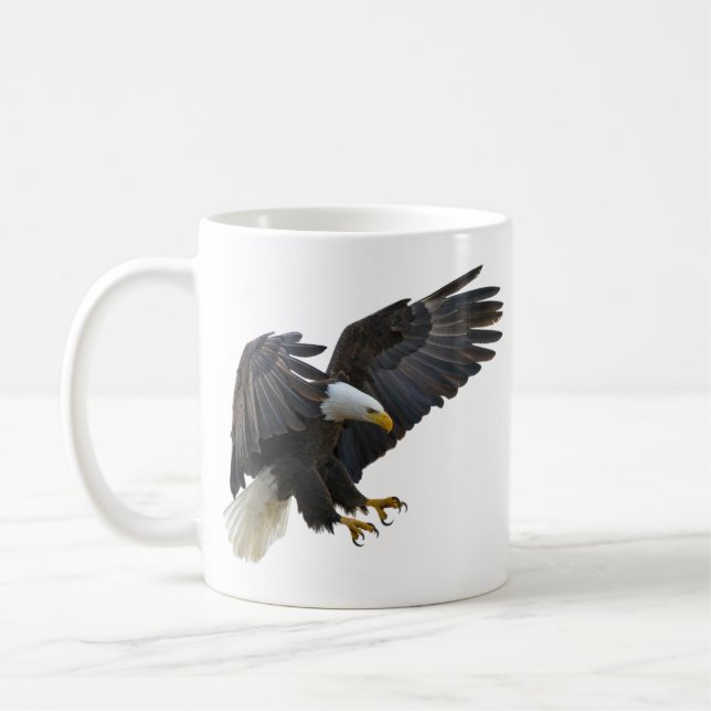 Bald eagle coffee mug (Left)
