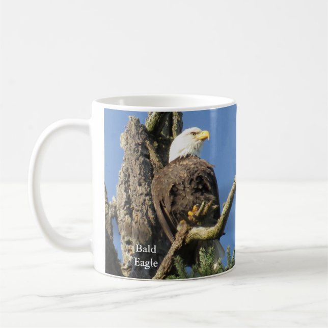 Bald Eagle Coffee Mug by BirdingCollectibles (Left)