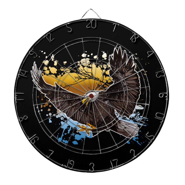 Bald Eagle   Dart Board (Front)