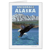 Bald Eagle Diving - Anchorage, Alaska (Front)