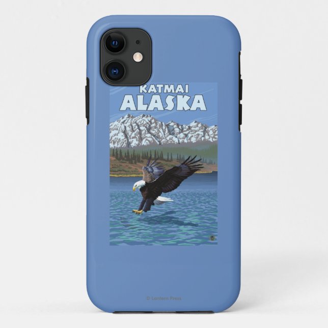 Bald Eagle Diving - Katmai, Alaska Case-Mate iPhone Case (Back)
